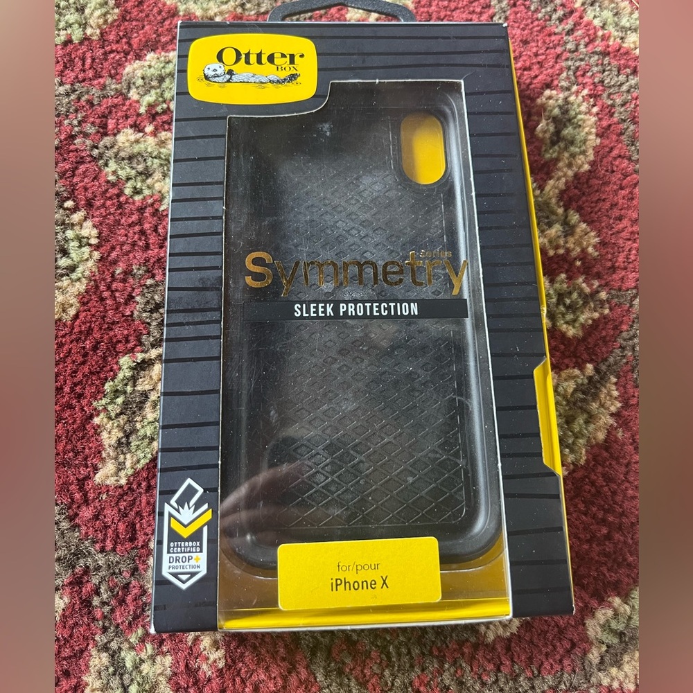 Otter Box Symmetry Sleek Protection for iPhone X new open box